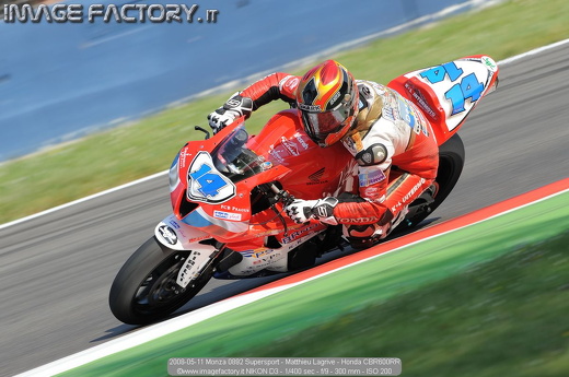 2008-05-11 Monza 0892 Supersport - Matthieu Lagrive - Honda CBR600RR